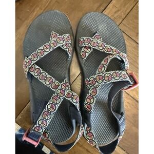 Chaco Sandals Womens Size 9 Black pink Z/2 Classic Webbing Toe Loop Hiking Sport
